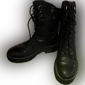 Lenley black leather boots!